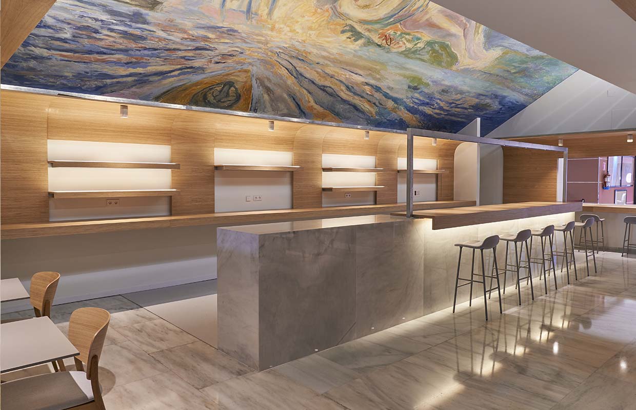 Actuación en la cafetería del Palacio de Festivales de Cantabria