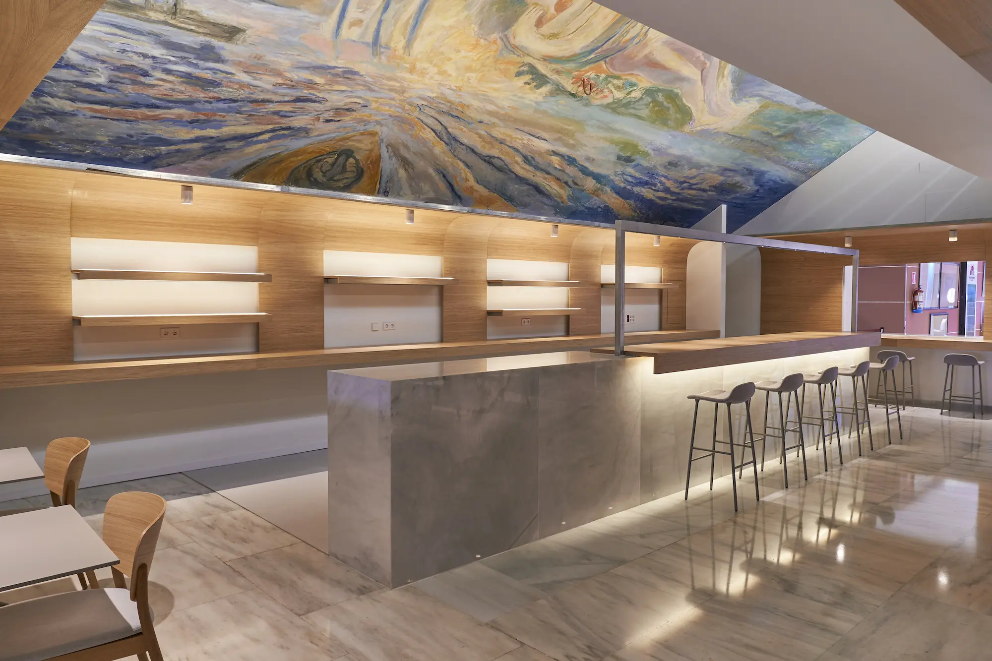 Actuación en la cafetería del Palacio de Festivales de Cantabria