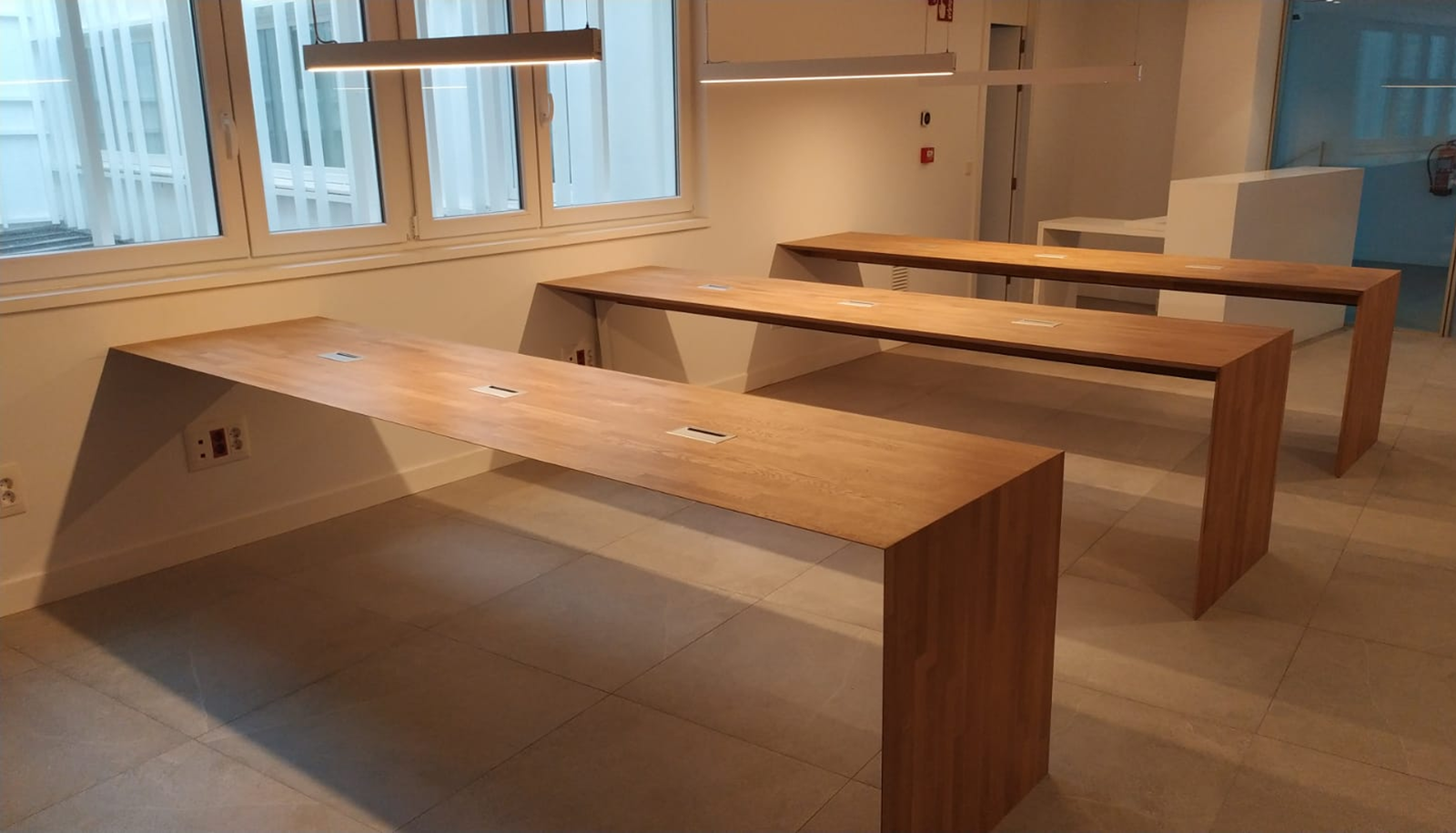 carpintería para oficinas