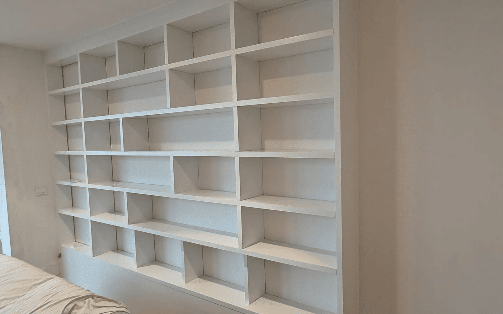 un trabajo de libreria a medida